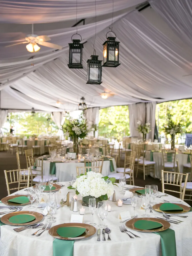 Steel Lanterns wedding lighting idea