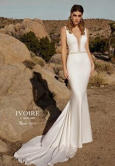 IVOIRE by KITTY CHEN REESE,V2115 Sheath Wedding Dress