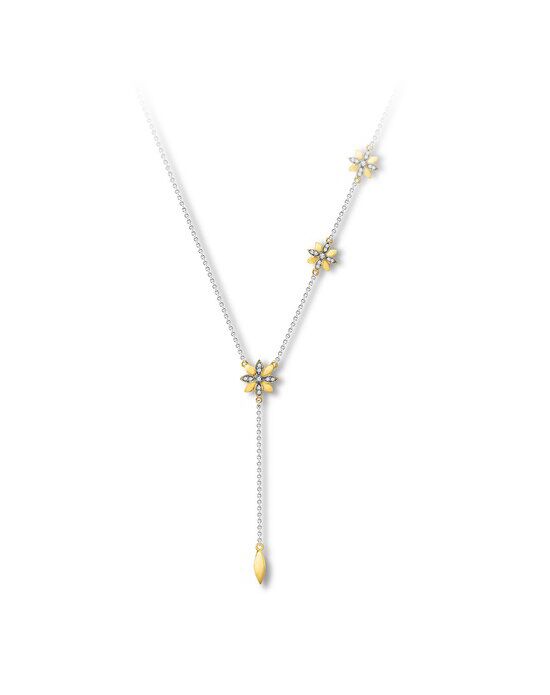 Kay Jewelers Diamond Necklace 1/6 ct tw Sterling Silver/10K Gold Wedding Necklaces photo - 1