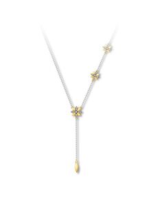 Kay Jewelers Diamond Necklace 1/6 ct tw Sterling Silver/10K Gold Wedding Necklace photo