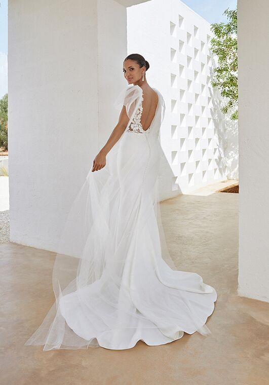 Adore by Justin Alexander Kari Fit-and-Flare Wedding Dress - 6