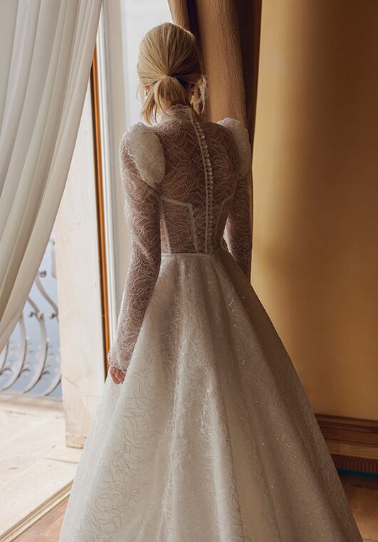 Amalfi Passion collection by Ricca Sposa Chiara 24-001 A-Line Wedding Dress - 4