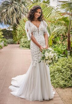 Jasmine Couture T242015 Fit-and-Flare Wedding Dress