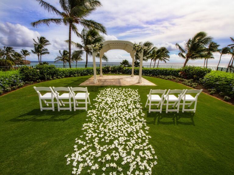 Wedding venue in Kauai, Hawaii.