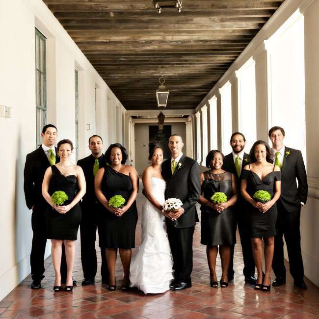 Black Bridal Party Attire