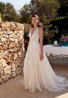 Lillian West 66405 A-Line Wedding Dress