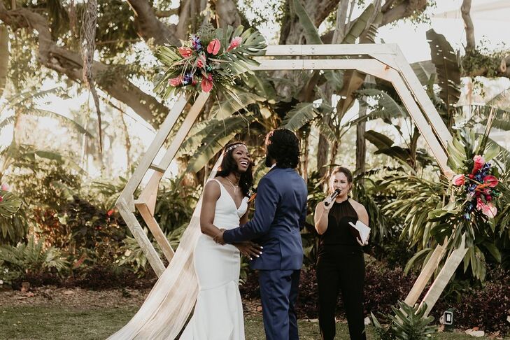Wedding Ceremony at the Miami Beach Botanical Garden in Miami Beach, Florida