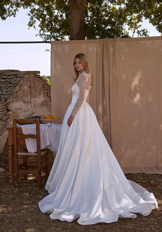 Dance of Puglia by LOVE by Ricca Sposa 25-014(2) Bruna A-Line Wedding Dress - 3