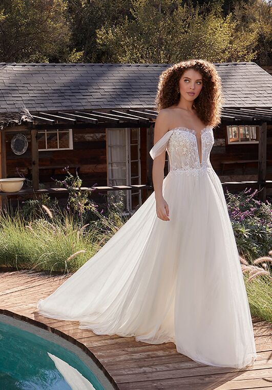 Beloved by Casablanca Bridal BL416-1 Cruz A-Line Wedding Dress - 6
