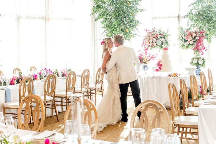 Whimsical, Glamorous Couple at The Resort At Pelican Hill in Newport Coast, CA