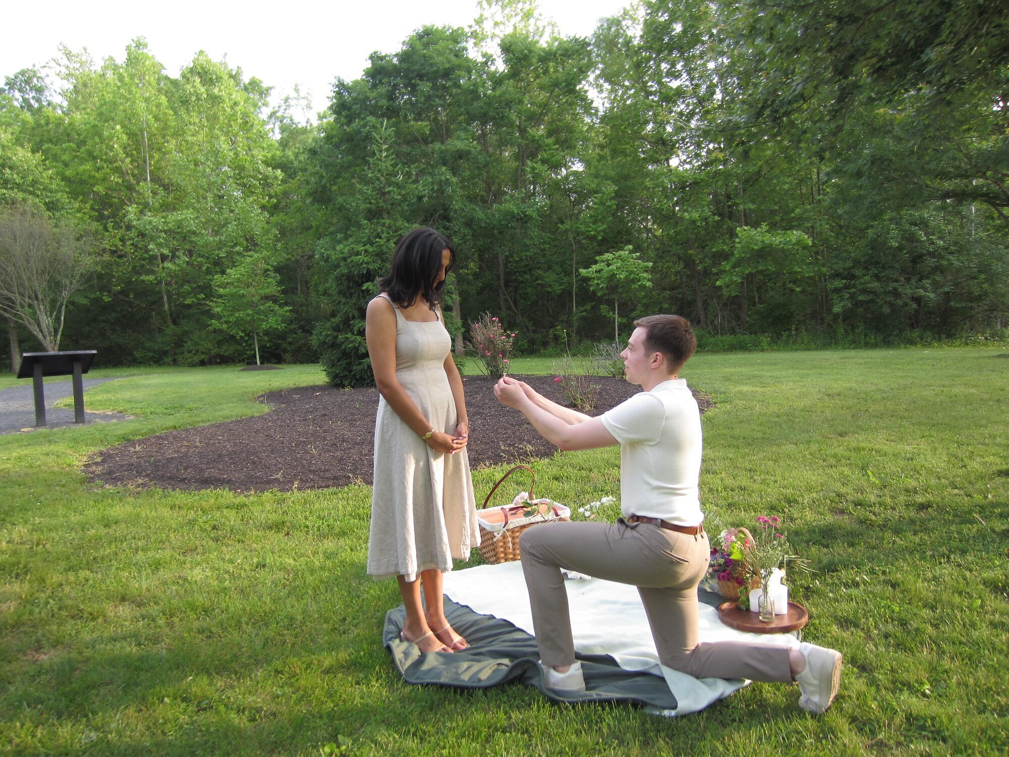 Bryce proposed on our 8 year anniversary!