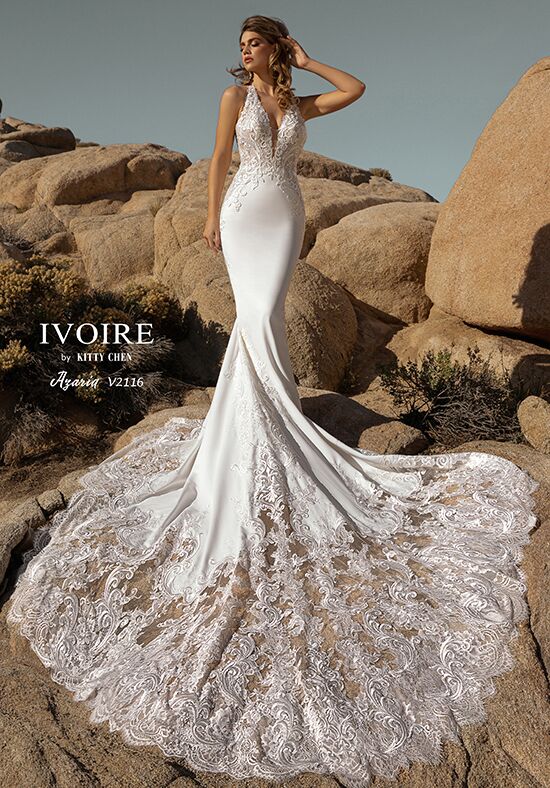 IVOIRE by KITTY CHEN AZARIA,V2116 Sheath Wedding Dress - 1