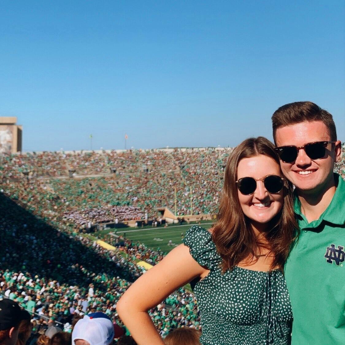 One of many weekend trips for Notre Dame football games