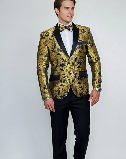 BLACKTIE AMSTERDAM Gold Wedding Tuxedo Gold Tuxedo - 6