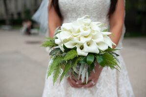 Bridal Bouquet With Lilies