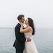 "My hair actually got ruined by the wind, fog and rain while we were taking photos after the ceremony," recalls Jenn. "Luckily my hair and makeup staff stayed for dinner and right before we were introduced  they whipped up a whimsical effortless braided up-do to fix my ruined hair! It looked like a planned hair change but was just a serendipitous event where my team helped me roll with the punches!"