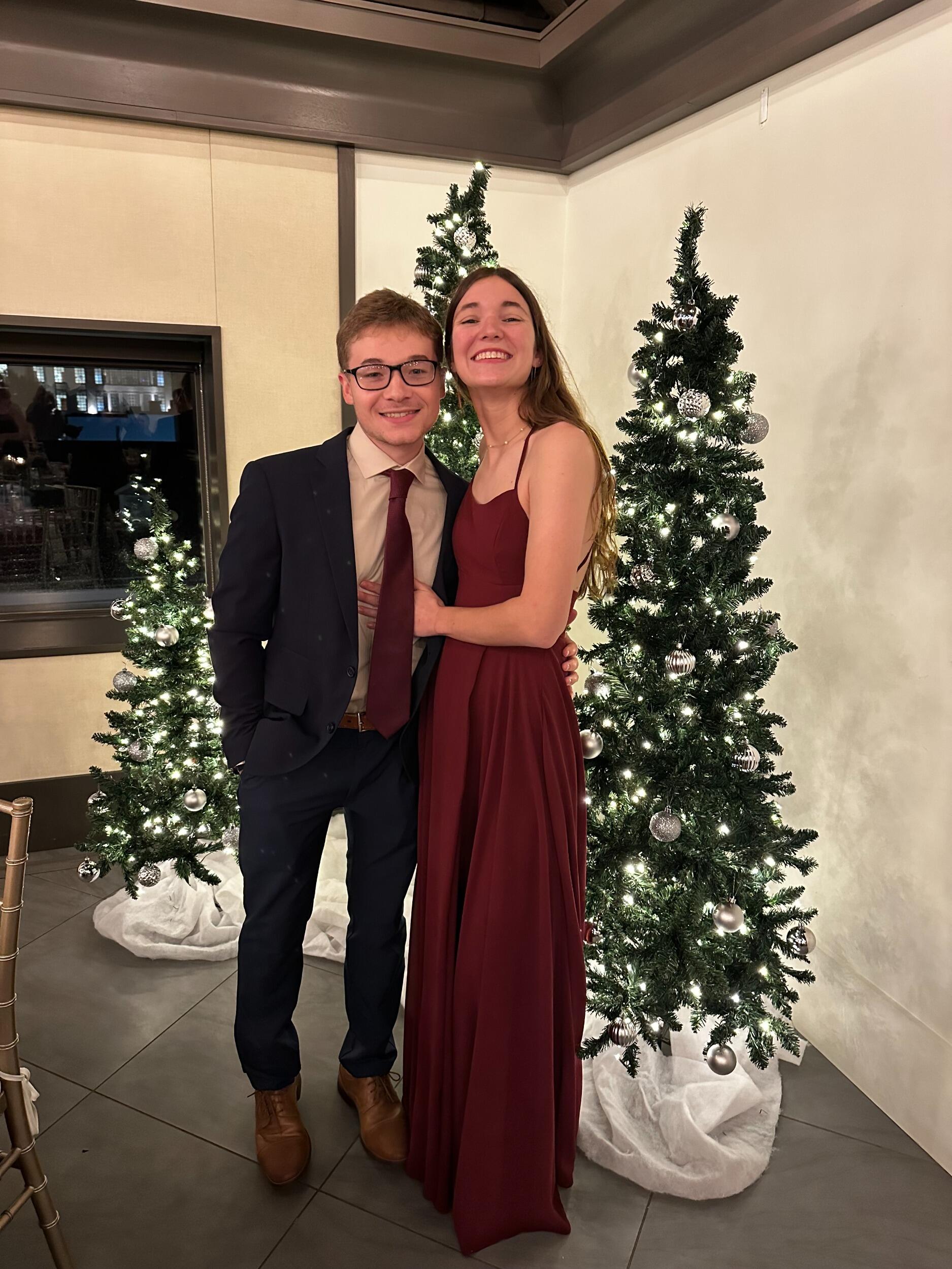 Second company Christmas party! We look forward to these parties since we love hanging out with my coworkers!