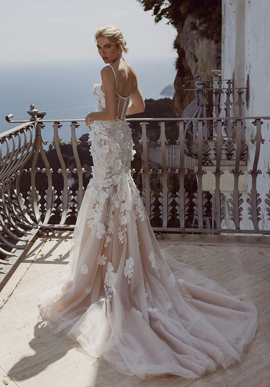 Amalfi Passion collection by Ricca Sposa Manlio 24-026 Fit-and-Flare Wedding Dress - 3