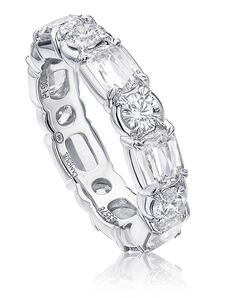 Christopher Designs L201-0-350 White Gold Wedding Ring
