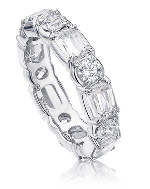 Christopher Designs L201-0-350 White Gold Wedding Ring