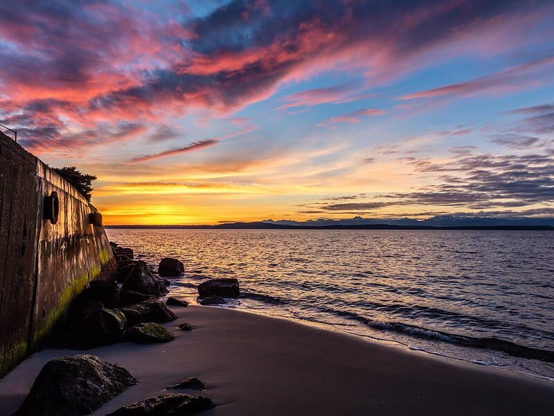 Picture of Catch The Sunset At Alki Beach