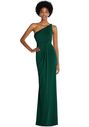 Dessy Group One-Shoulder Twist Draped Maxi Dress - TH100 One Shoulder Bridesmaid Dress - thumbnail - 1