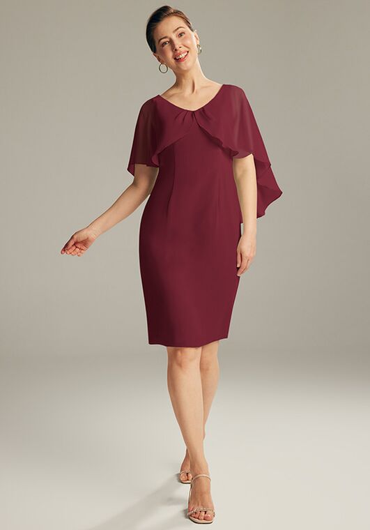 AW Bridal AW Sookie Dress Red Mother Of The Bride Dress - 4