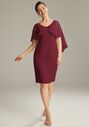 AW Bridal AW Sookie Dress Red Mother Of The Bride Dress - thumbnail - 4