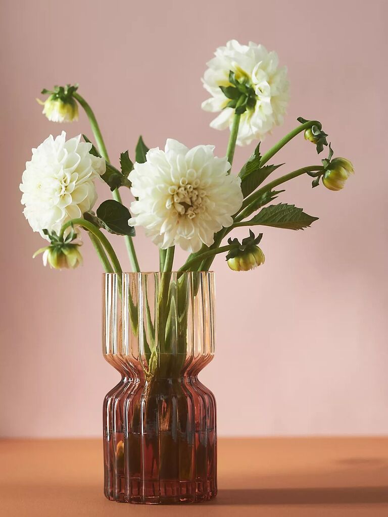Anthropologie glass vase