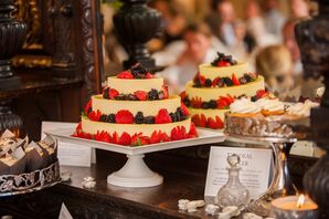 Tiered Cheesecake Wedding Cake