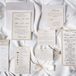 Black, White, Champagne Invitation Suite
