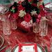 Place Setting With Red Linens