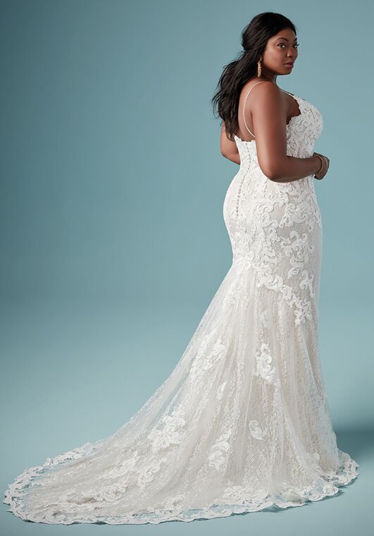 Maggie Sottero TUSCANY MARIE Sheath Wedding Dress - 5