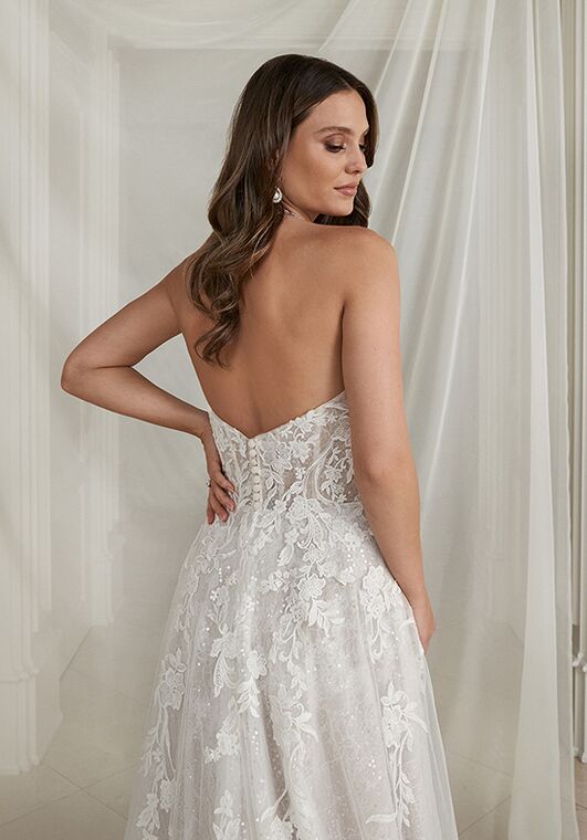 Justin Alexander Electra A-Line Wedding Dress - 4
