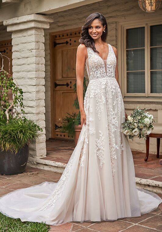 Jasmine Couture T242013 A-Line Wedding Dress - 4