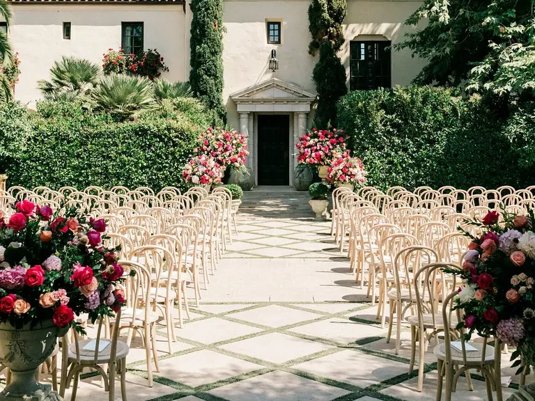 Garden Wedding Ceremony at a Private Estate
