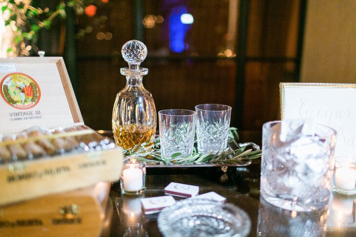 Whiskey Tasting Reception Bar