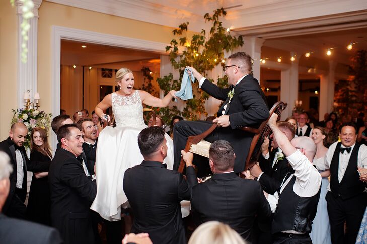 Traditional Jewish Hora at Country Club Reception