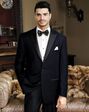 BLACKTIE LIAM Black Velvet Wedding Tuxedo Black Tuxedo - thumbnail - 7