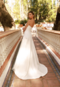 Moonlight Tango T185 Fit-and-Flare Wedding Dress - thumbnail - 2