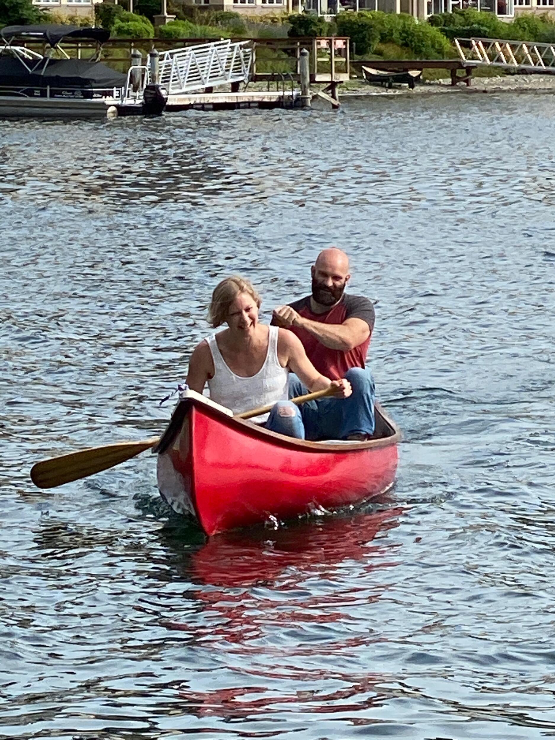We had some fun together. 
