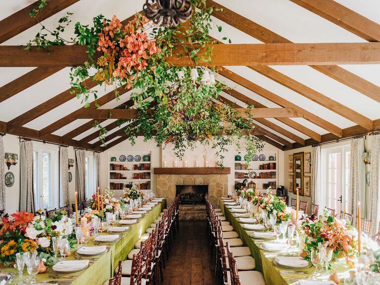 elegant rustic wedding reception venue