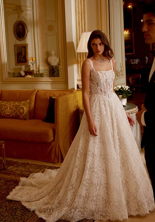 Justin Alexander Joelle A-Line Wedding Dress - 4