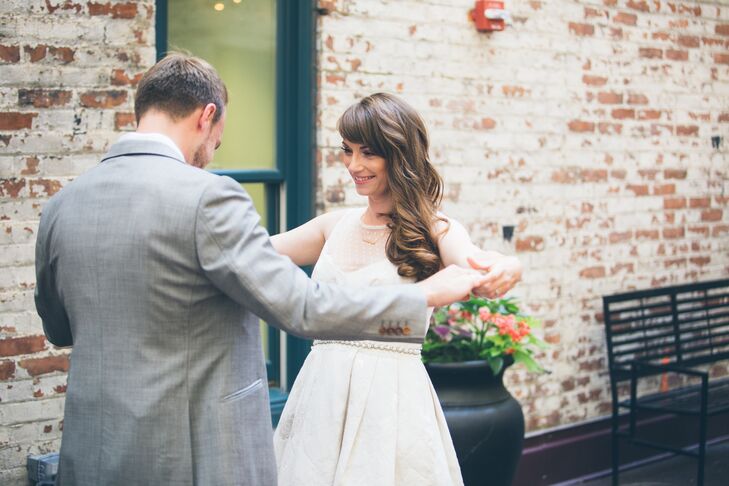 Bernice and Jason First Look Photos