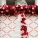 Romantic Wedding Cake With Red ROses