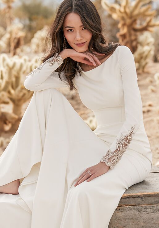 Sottero and Midgley ASTON Sheath Wedding Dress - 6
