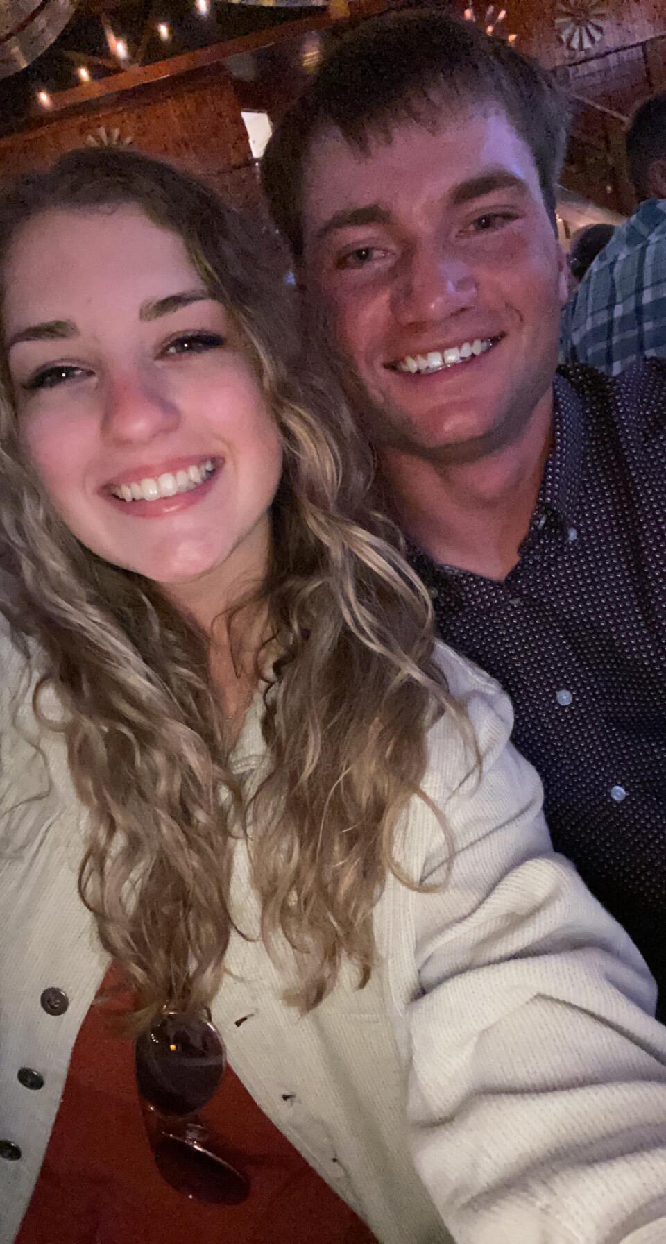 Our first picture together (and first date)!