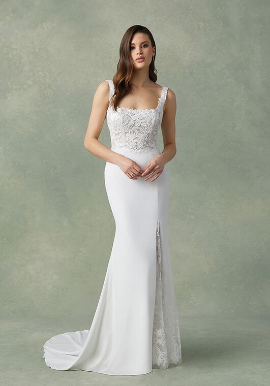 Justin Alexander Florien Fit-and-Flare Wedding Dress - 5