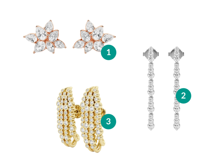 Grown Brilliance earrings