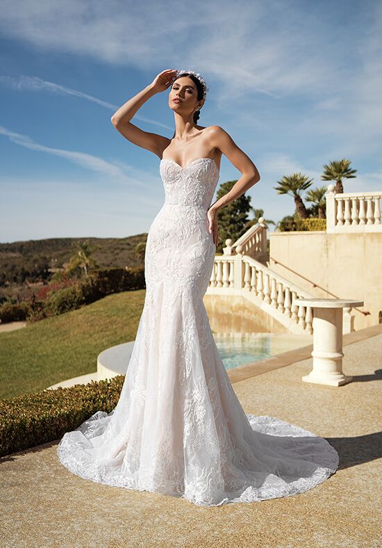 Moonlight Couture H1583 Mermaid and Trumpet Wedding Dress - 1